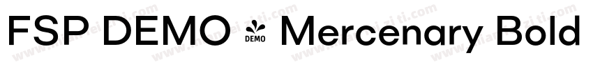 FSP DEMO - Mercenary Bold Regular字体转换